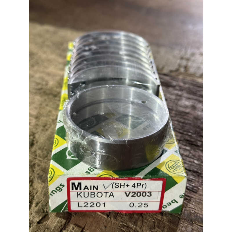 Вкладиші корінні Kubota V2003 - 0.25 - ремонтні Вкладиші корінні Kubota V2003 - 0.25 - ремонтні