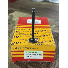 Клапан випускний Yanmar 3TNA68 EX - 23x5.5x76.7-45*