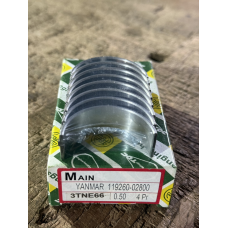 Вкладиші корінні Yanmar 3TNE66 - 0.50 - ремонтні