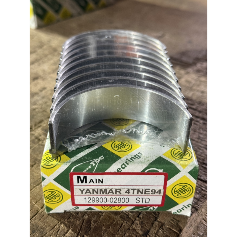 Вкладиші корінні Yanmar 4TNE94 - STD - 129900-02800 Вкладиші корінні Yanmar 4TNE94 - STD - 129900-02800