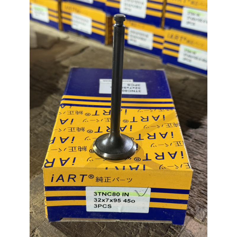 Клапан впускний Yanmar 3TNC80 IN - 32x7x95 - 45* Клапан впускний Yanmar 3TNC80 IN - 32x7x95 - 45*