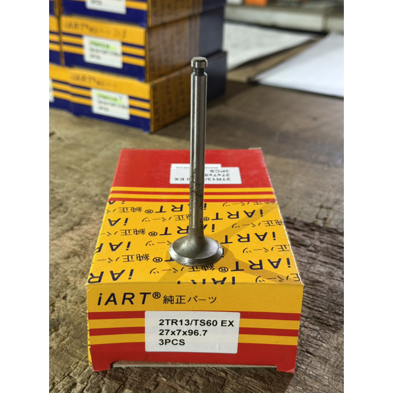 Клапан випускний Yanmar 2TR13 EX - 27x7x96.7 Клапан випускний Yanmar 2TR13 EX - 27x7x96.7