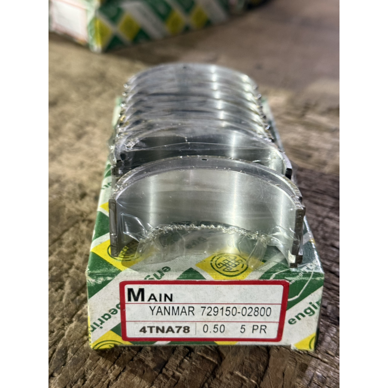 Вкладиші корінні Yanmar 4TNA78 - 4TNV78 - 0.50 - ремонтні Вкладиші корінні Yanmar 4TNA78 - 4TNV78 - 0.50 - ремонтні