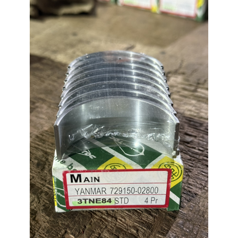 Вкладиші корінні Yanmar 3TNE84 - 3TNE88 - STD Вкладиші корінні Yanmar 3TNE84 - 3TNE88 - STD