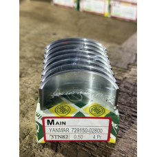 Вкладиші корінні Yanmar 3TN82 - 0.50 - ремонтні