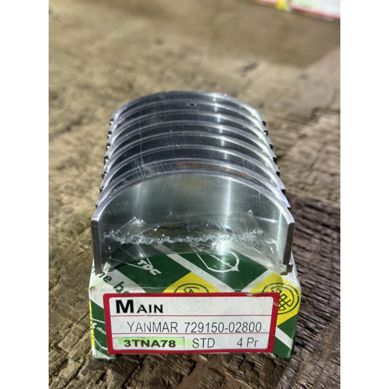 Вкладиші корінні Yanmar 3TNA78 - STD Вкладиші корінні Yanmar 3TNA78 - STD