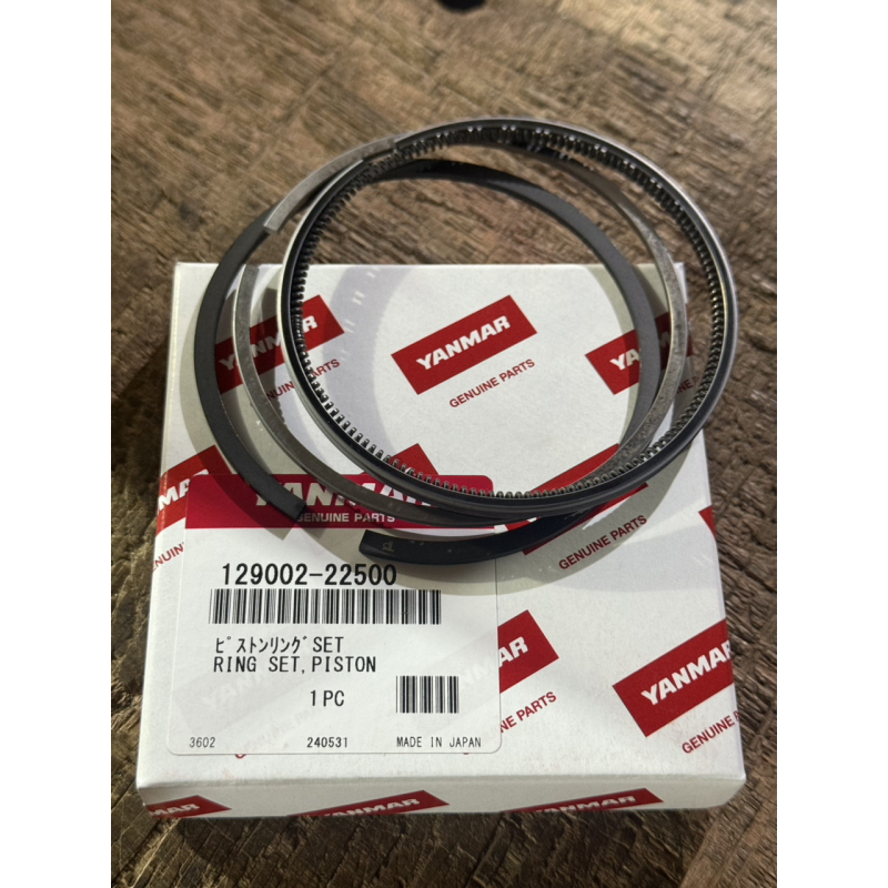 Поршневі кільця Yanmar 3TNB84, 3TNE84, 3TNV84 - 129002-22500 Поршневі кільця Yanmar 3TNB84, 3TNE84, 3TNV84 - 129002-22500
