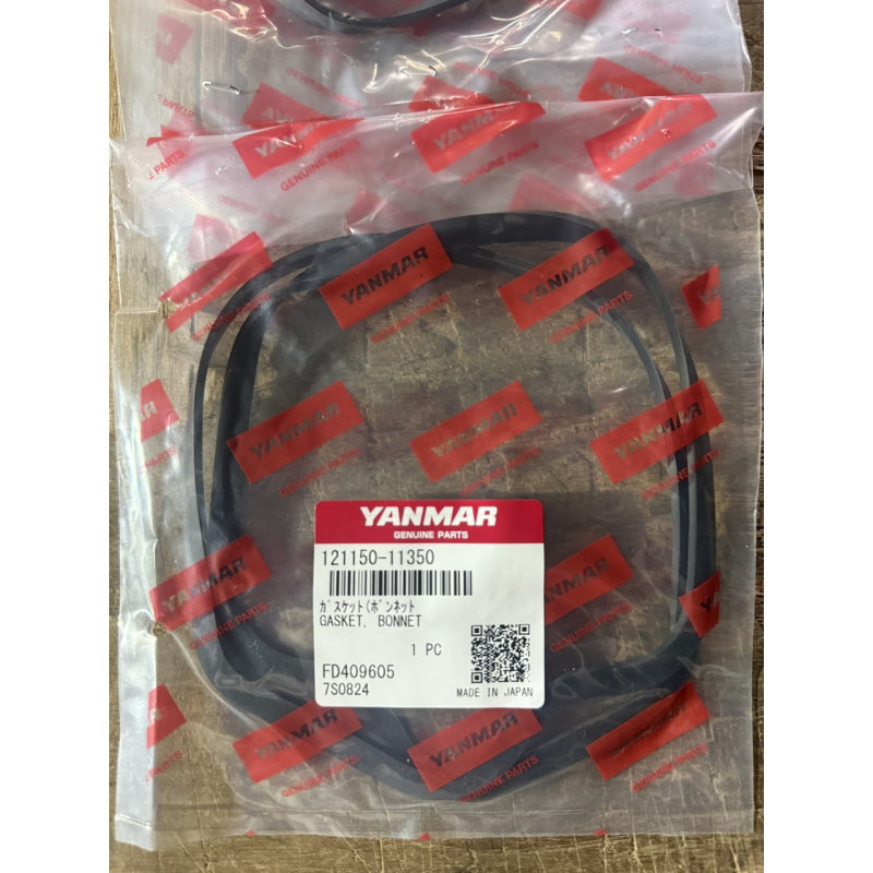 Прокладка клапанної кришки Yanmar 3T80 - YM2500, YM2610 - оригінал - 121150-11350