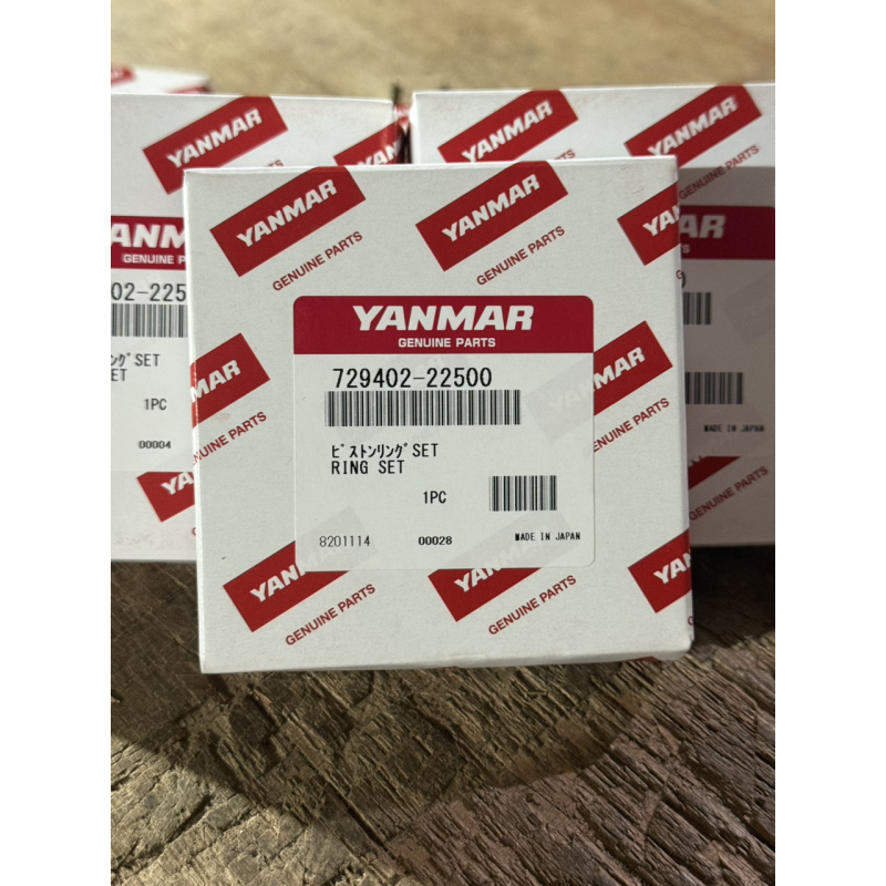Кільця поршневі Yanmar 3TNB82, 3TN82, 3TNE82 - 82-2:2:4 - оригінал - 729402-22500 Кільця поршневі Yanmar 3TNB82, 3TN82, 3TNE82 - 82-2:2:4 - оригінал - 729402-22500