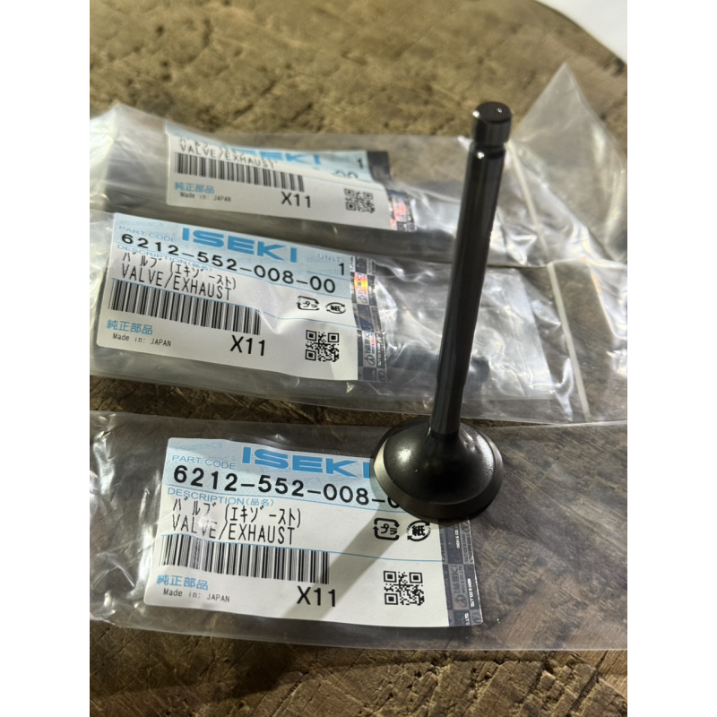 Клапан Iseki E3CD випускний 7х32х101 - оригінал - 6212-552-008-00 Клапан Iseki E3CD випускний 7х32х101 - оригінал - 6212-552-008-00