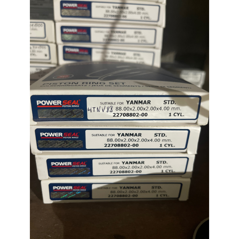 Кільця поршневі Yanmar 4TNV88 Кільця поршневі Yanmar 4TNV88