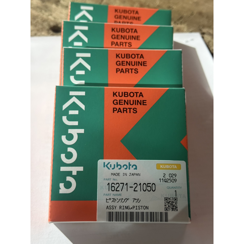 Кольца поршневые Kubota D1005 - V1305 - 76mm - 2:1,5:4 - оригинал - 16271-21050 Кольца поршневые Kubota D1005 - V1305 - 76mm - 2:1,5:4 - оригинал - 16271-21050