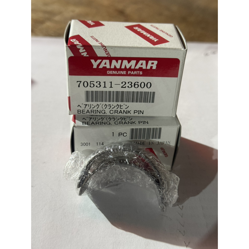 Вкладыш шатунные Yanmar YM1301-YM1610, F16 - оригинал Вкладыш шатунные Yanmar YM1301-YM1610, F16 - оригинал