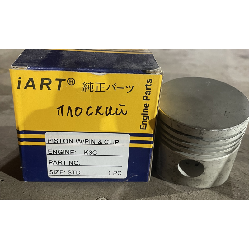 Поршень на мотор Mitsubishi K3C - плоский Поршень на мотор Mitsubishi K3C - плоский